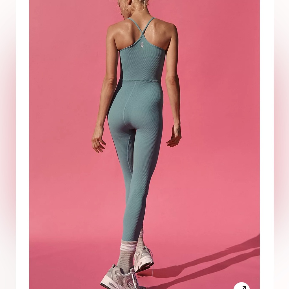 Free People Happiness Runs Square Neck Onesie